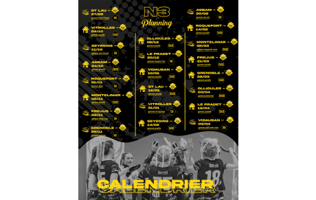 Calendrier N3 F